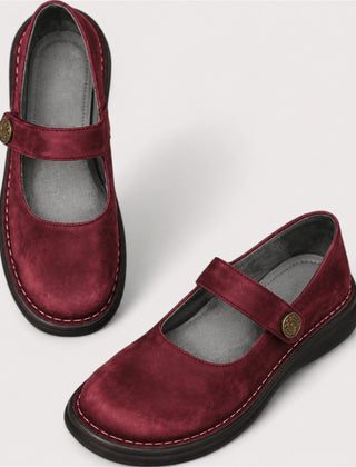 Janina cushioned comfort shoes - Red