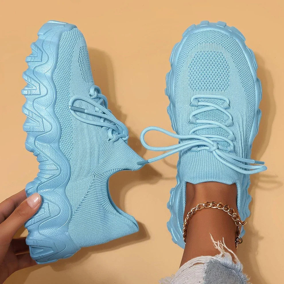Kaiya orthopedic sneakers in sky blue