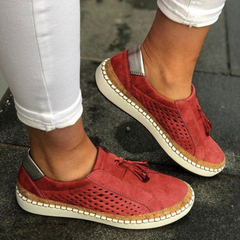 Kendall orthopedic slip-ons in red