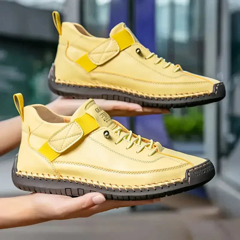 Remy comfortable orthopedic sneakers in yellow