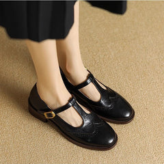 Maddalena Mary Jane shoes in Black