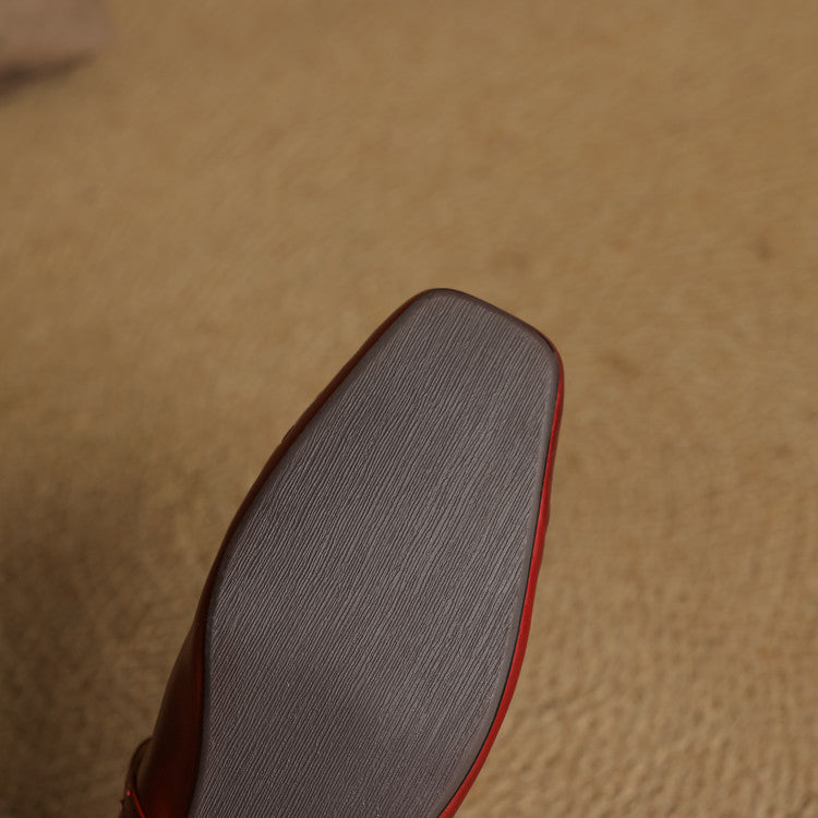 Verna | Square-Toe Mary Jane Flats