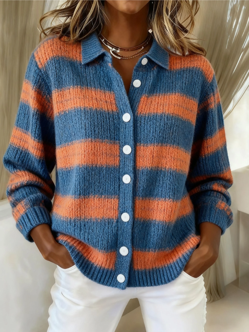 Livia | Striped Cardigan