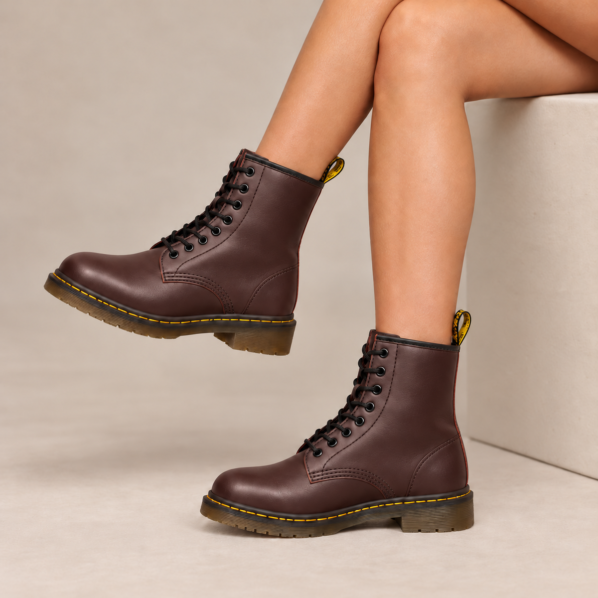 Charlotte | Elegant Lace-Up Boots