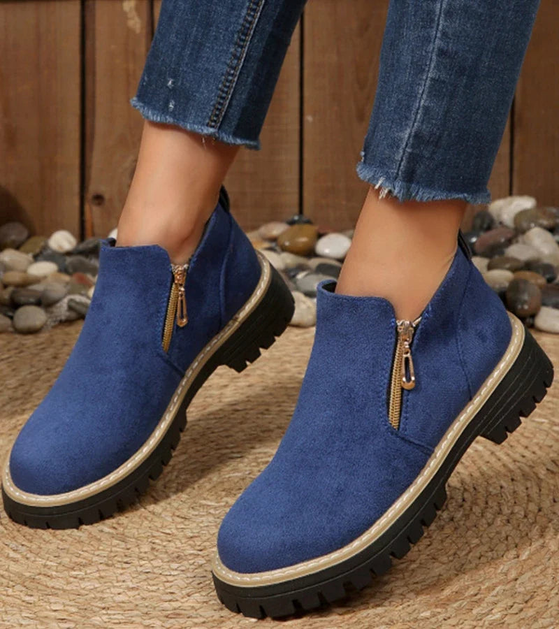 Hilde | Side Zip Comfort Ankle Boots