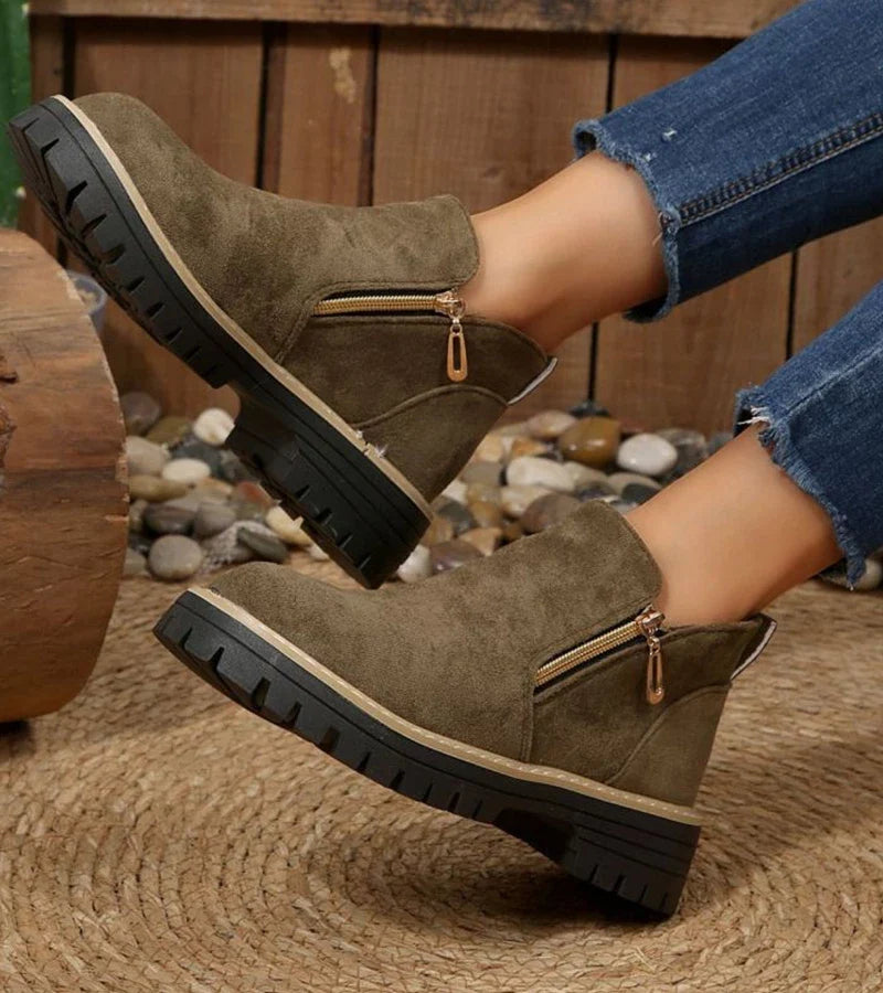 Hilde | Side Zip Comfort Ankle Boots