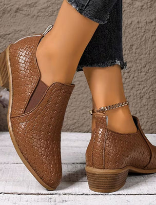 Rikke Pointed Toe Loafers in dark brown