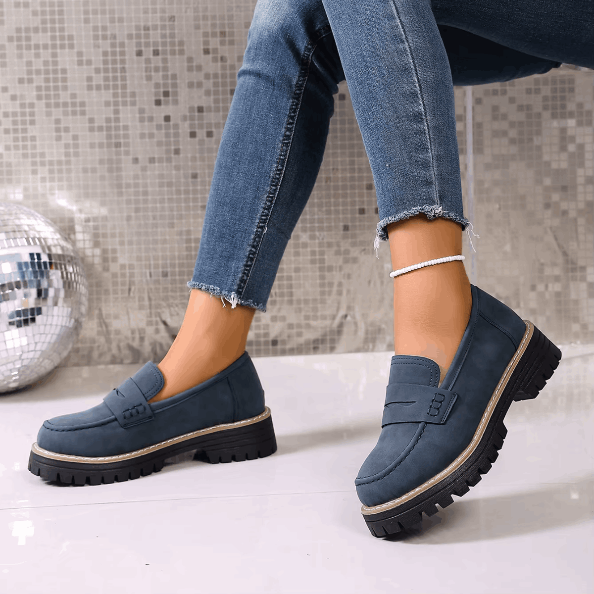 Elsa™ | Newport Preppy Platform Loafers