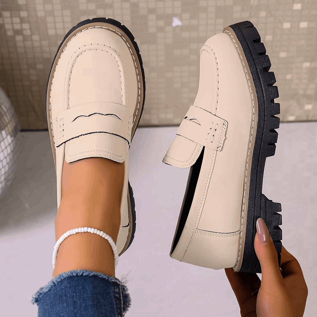 Elsa™ | Newport Preppy Platform Loafers