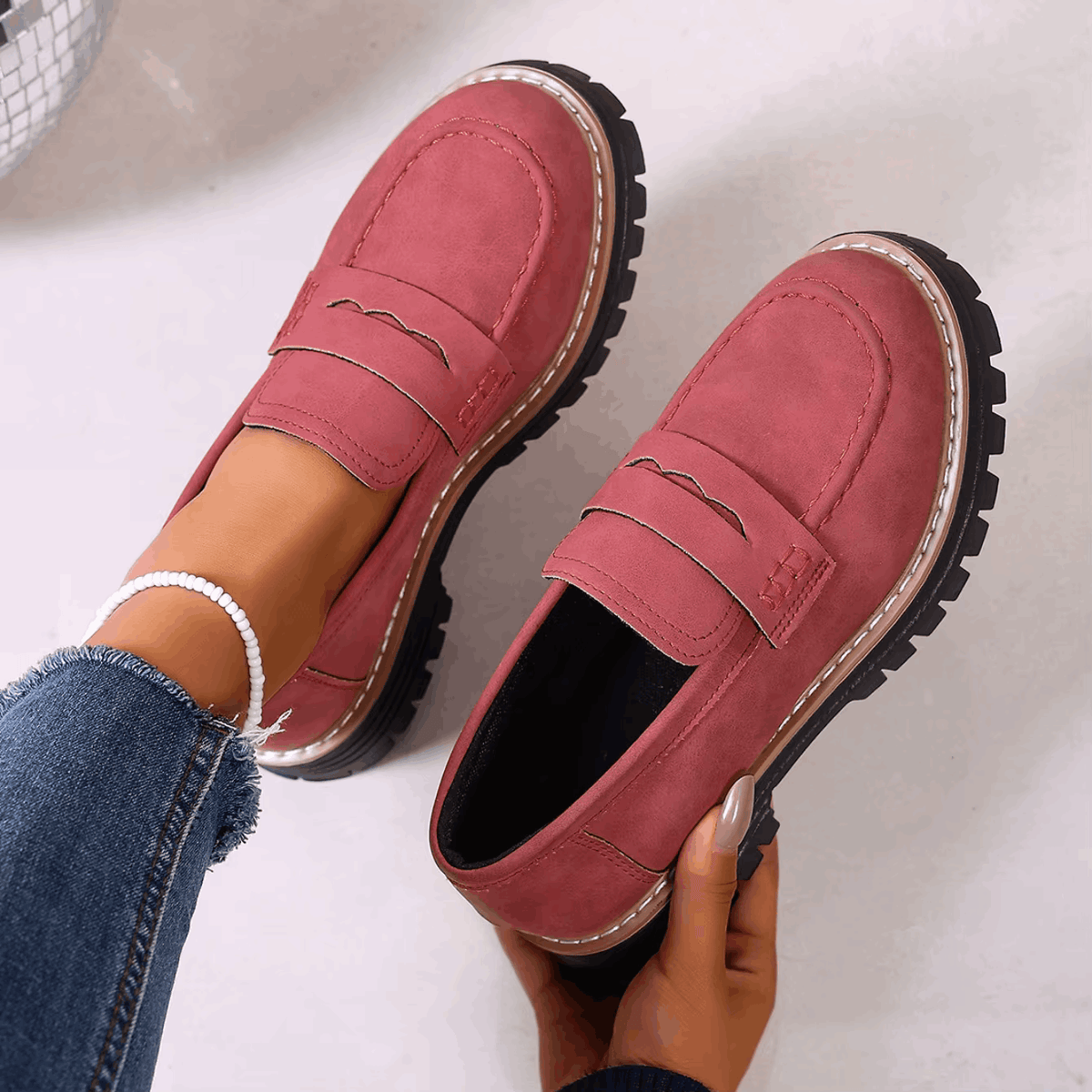 Elsa™ | Newport Preppy Platform Loafers