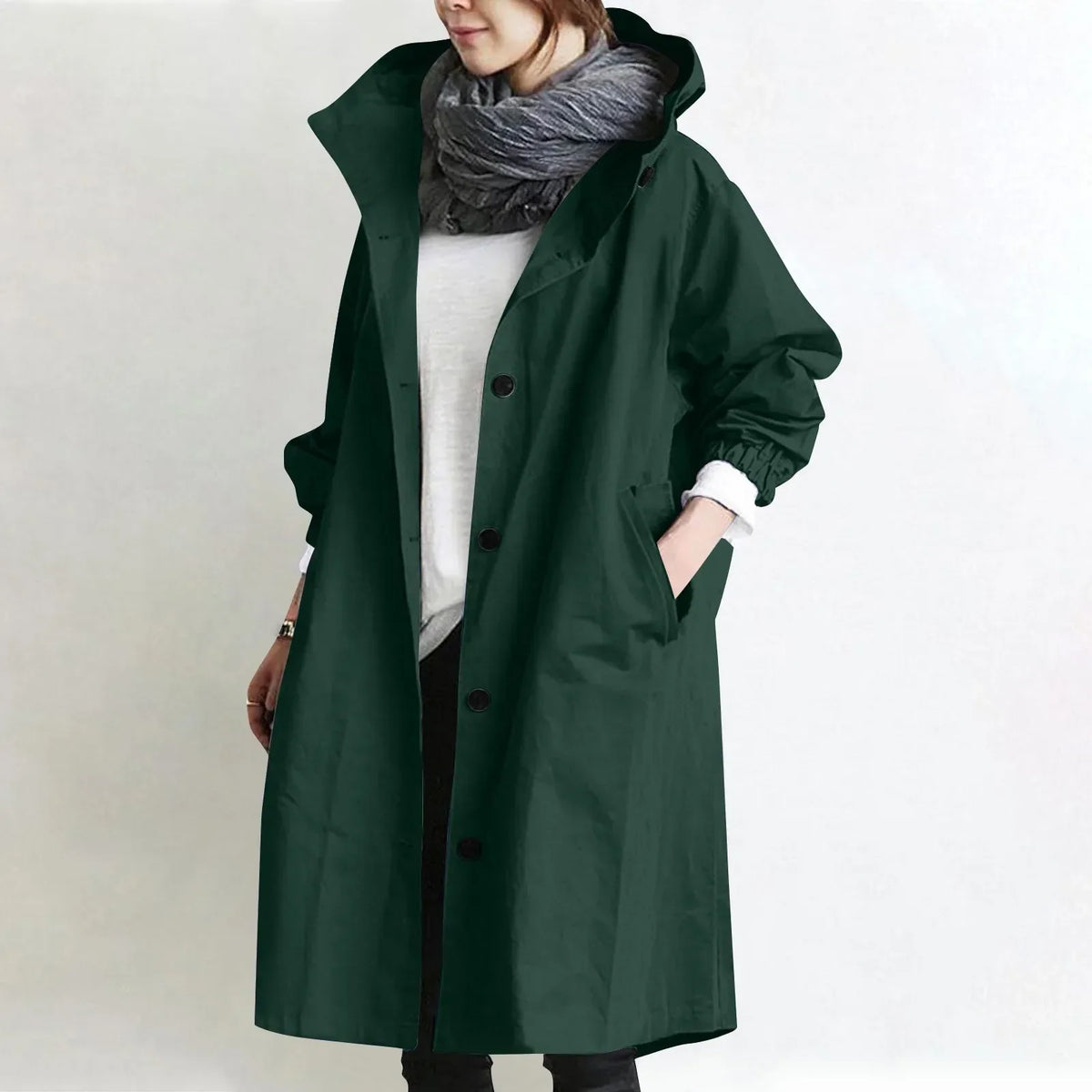 Catherine coat in Dark Green