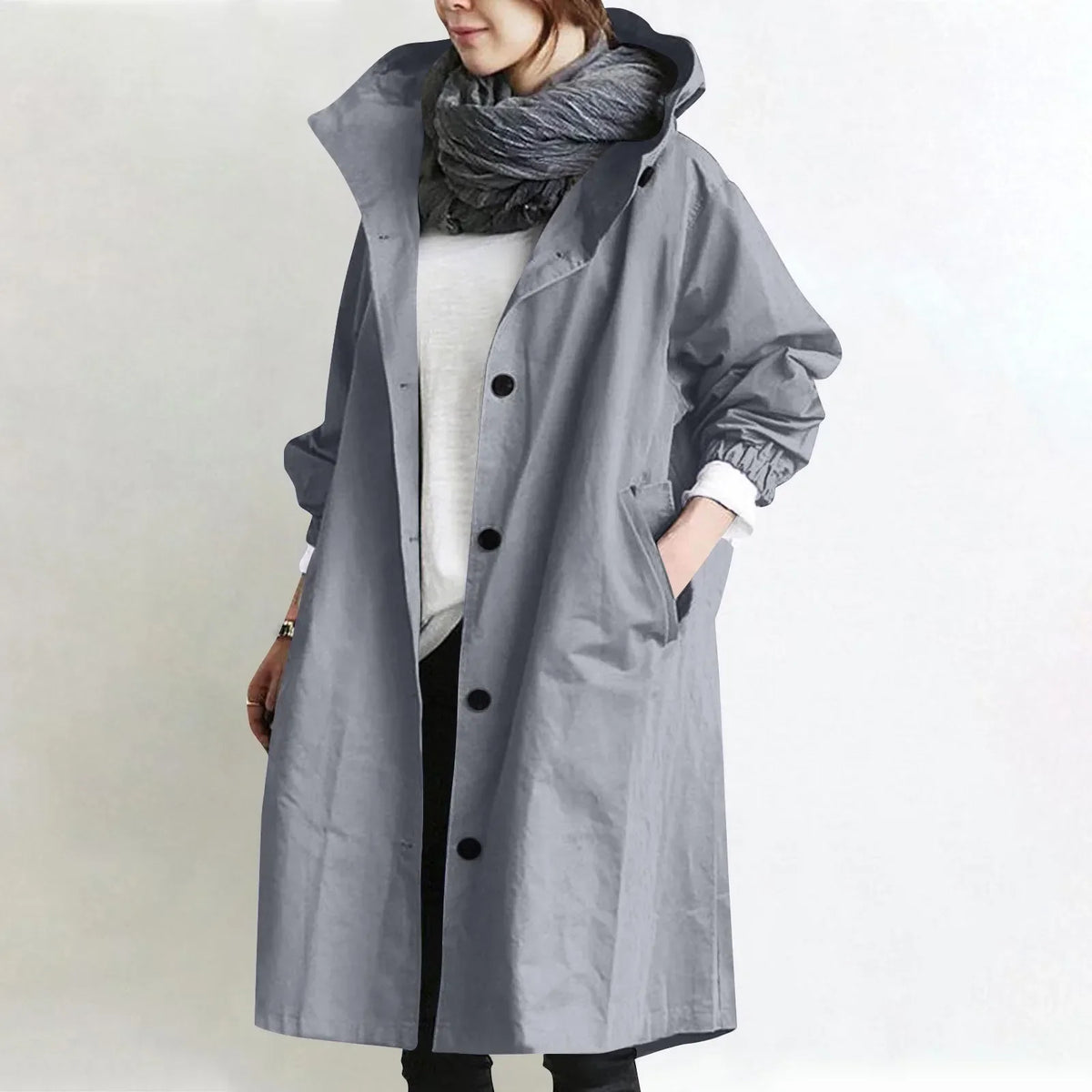 Catherine coat in Light Gray