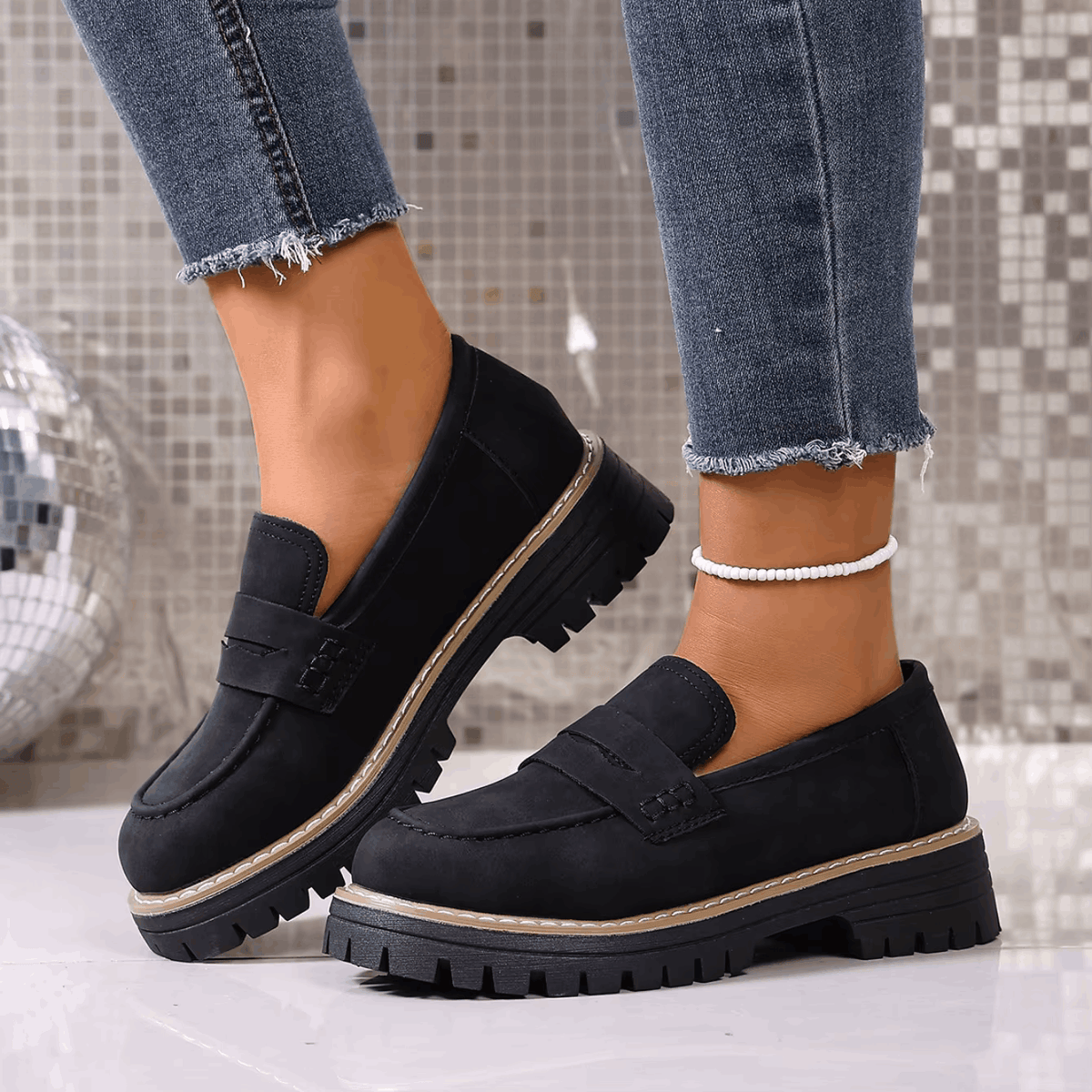 Elsa™ | Newport Preppy Platform Loafers