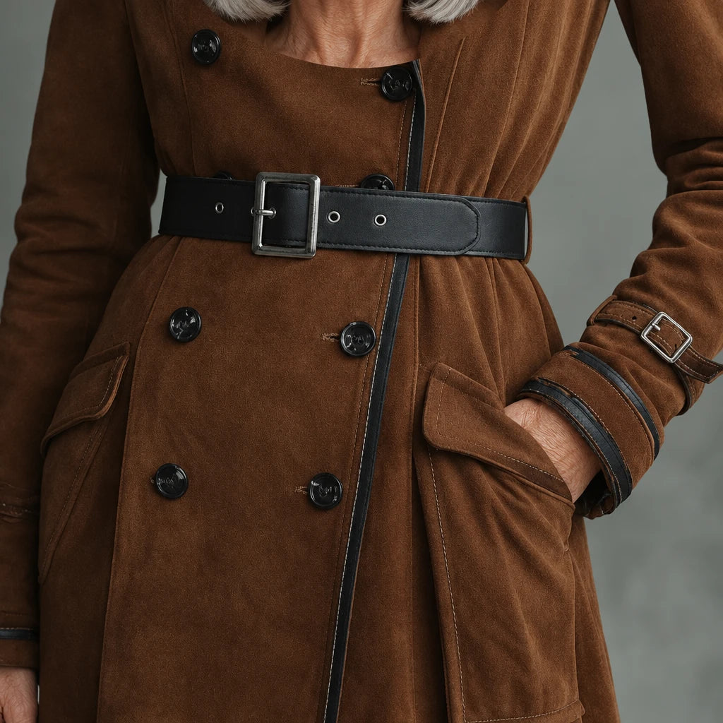 Lison | Long Belted Coat