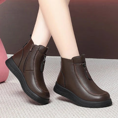 Marigold | Cozy-Lined Zip Comfort Boots