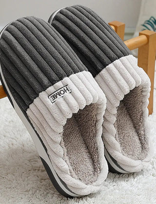 Paula slippers in charcoal