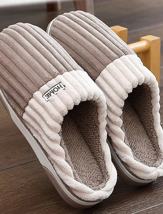 Paula slippers in taupe