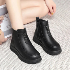 Marigold | Cozy-Lined Zip Comfort Boots