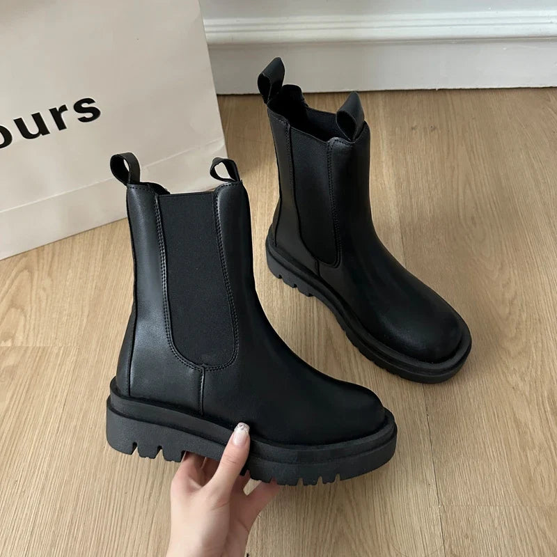 Ophelia | Chunky Sole Chelsea Boots