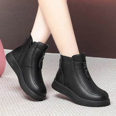 Marigold | Cozy-Lined Zip Comfort Boots