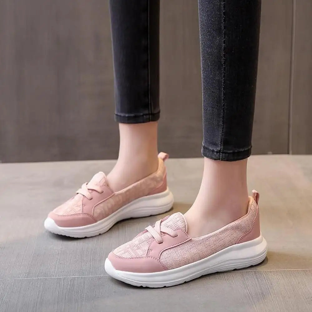 Clarissa comfortable and flat orthopedic shoes in rose