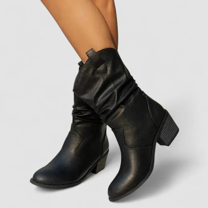 Vivian | Orthopedic Boots in Black