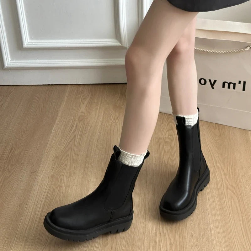 Ophelia | Chunky Sole Chelsea Boots