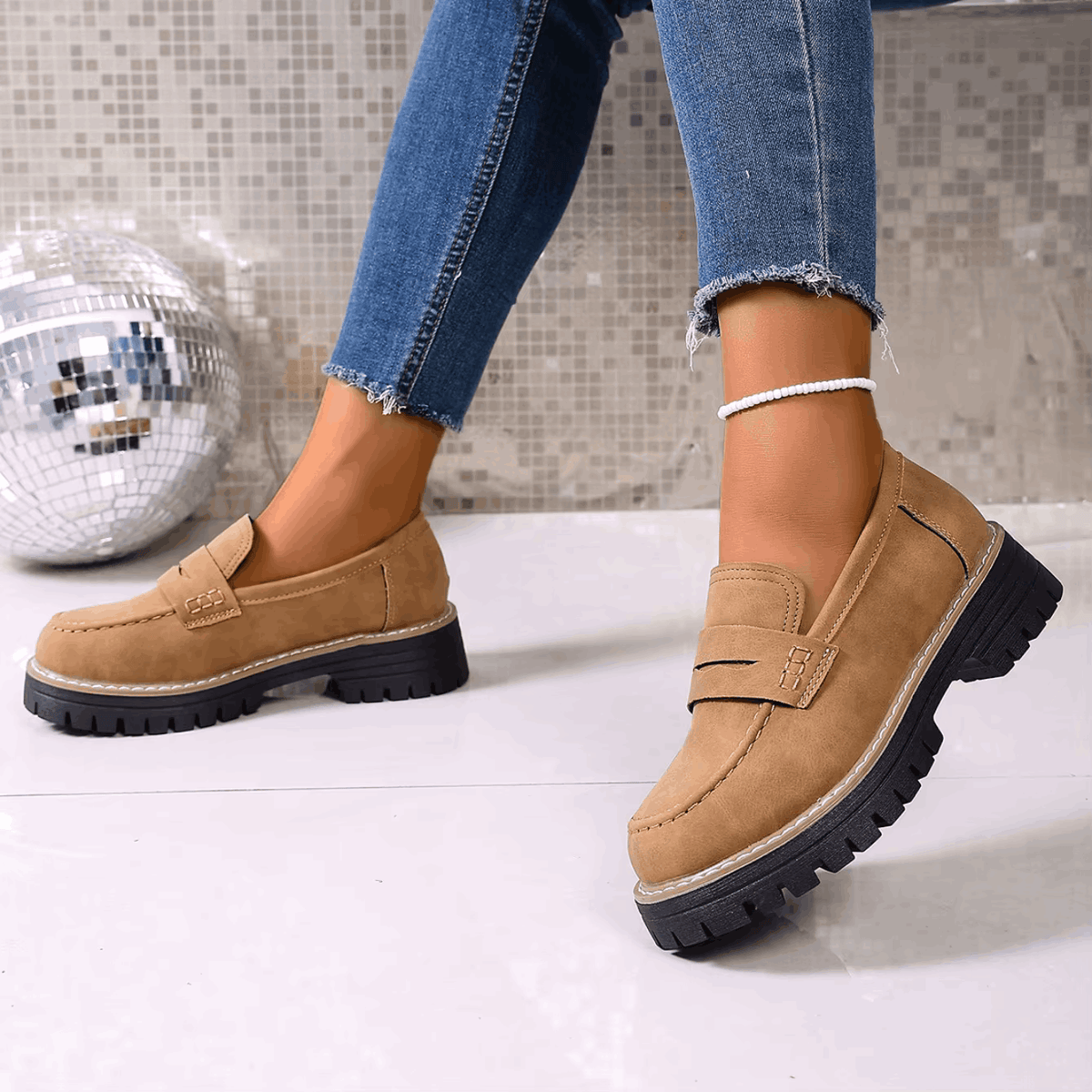 Elsa™ | Newport Preppy Platform Loafers