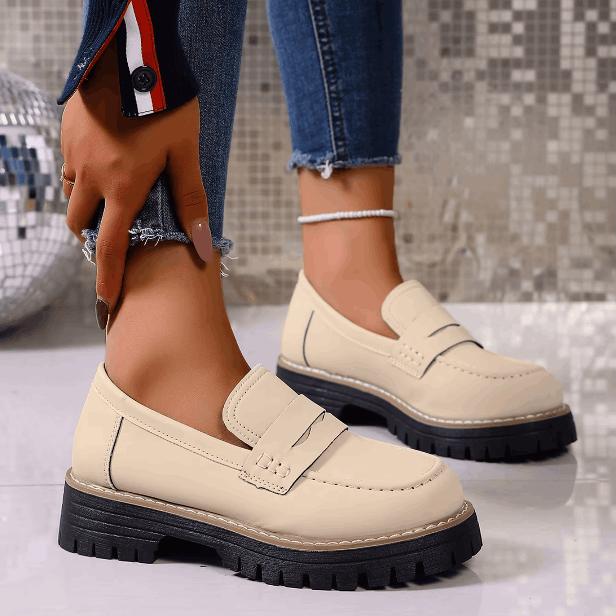 Elsa™ | Newport Preppy Platform Loafers