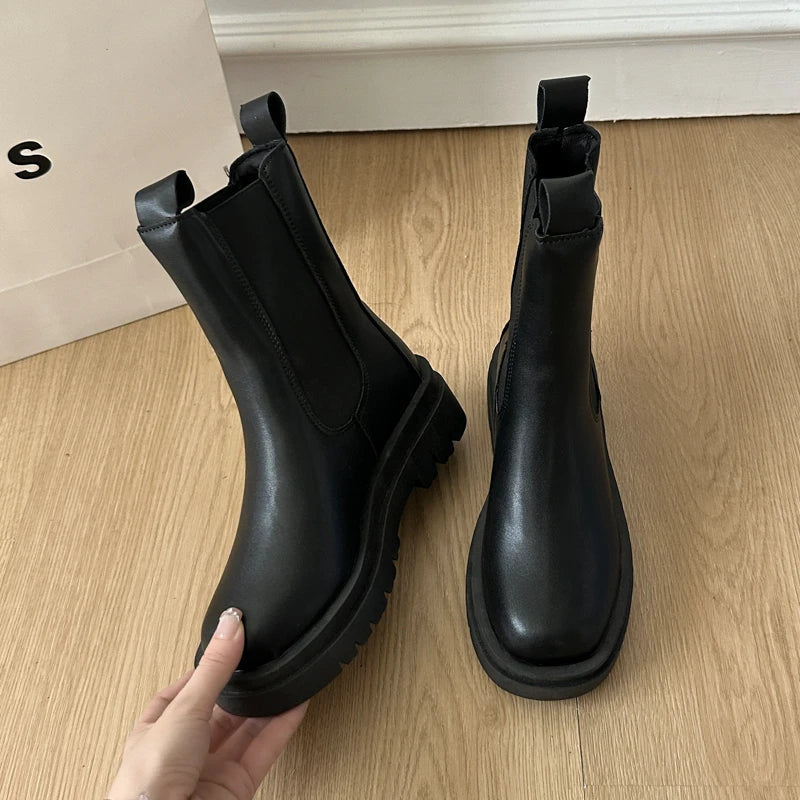 Ophelia | Chunky Sole Chelsea Boots