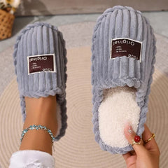 Frieda Slippers in blue gray
