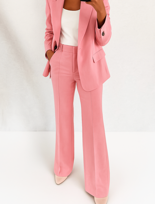 Patrizia tailored two-piece suit in Pink