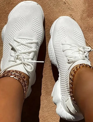 Penelope elegant comfy sneakers in white