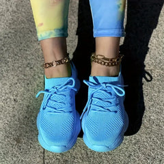 Penelope elegant comfy sneakers in blue