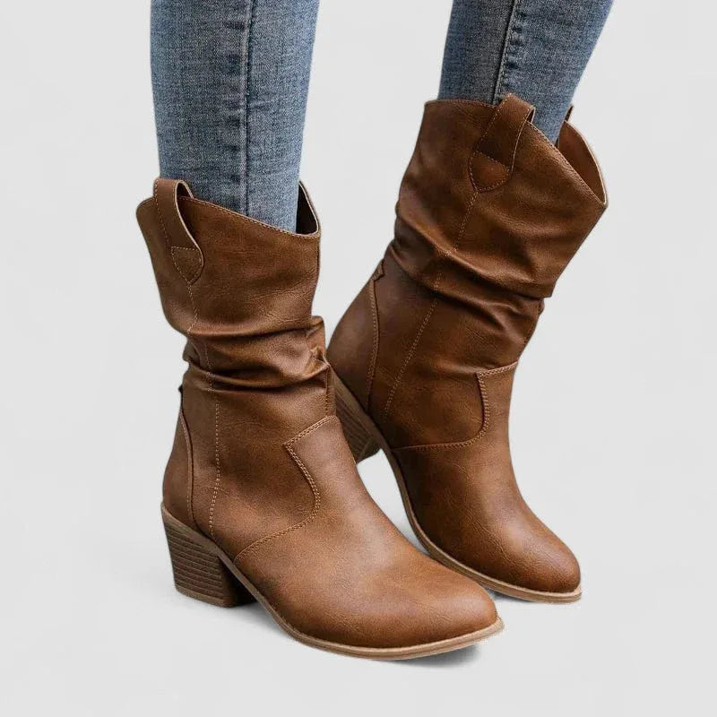 Vivian | Orthopedic Boots in Brown