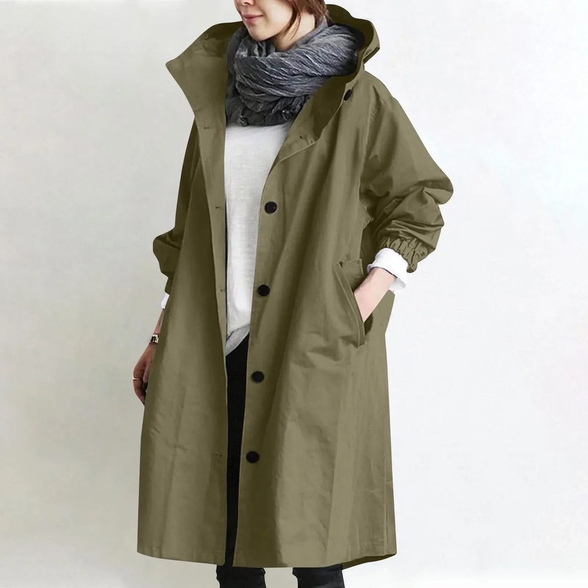 Catherine coat in Forest Green