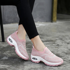 Serena orthopedic anti slip air cushion sneakers in pink