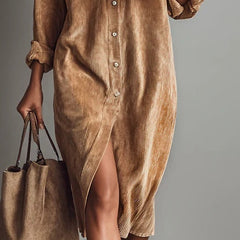 Bettina | Button-Front Midi Dress