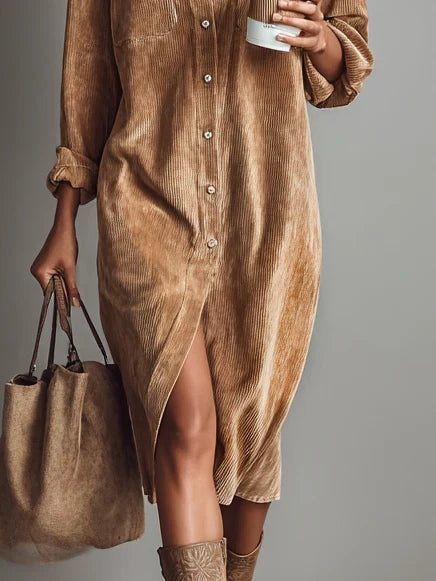Bettina | Button-Front Midi Dress