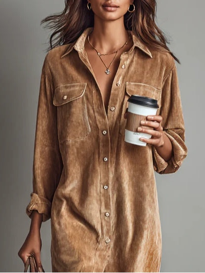 Bettina | Button-Front Midi Dress