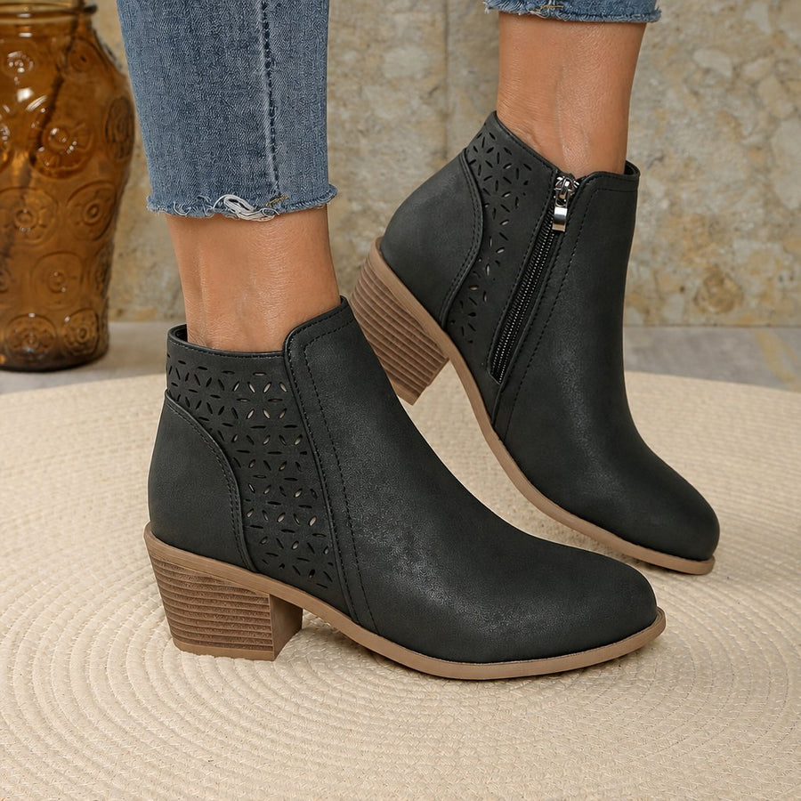 Celestine cutout comfort ankle boots