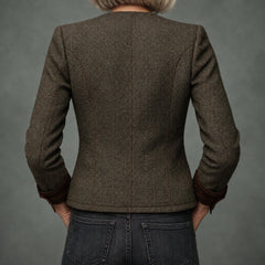 Josephine olive utility jacket, detail