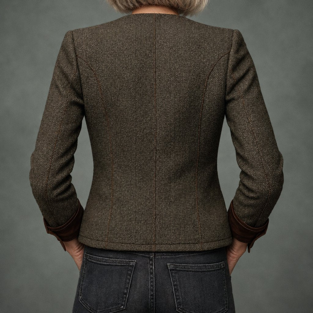 Josephine olive utility jacket, detail