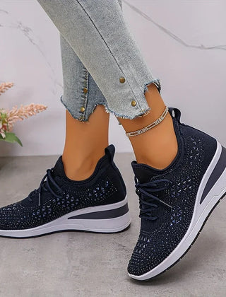 Bonnie sparkle sneakers in dark blue