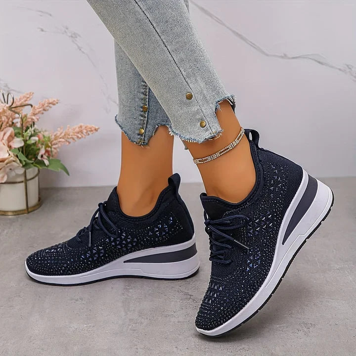 Bonnie sparkle sneakers in dark blue