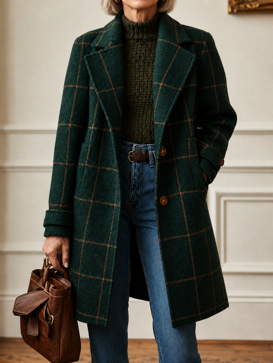 Beatrix | Classic Plaid Coat