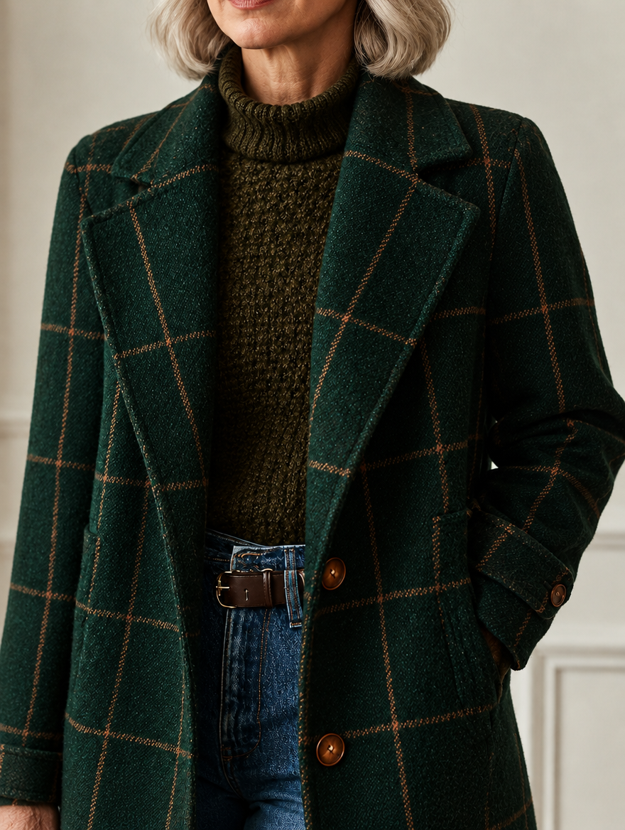 Beatrix | Classic Plaid Coat