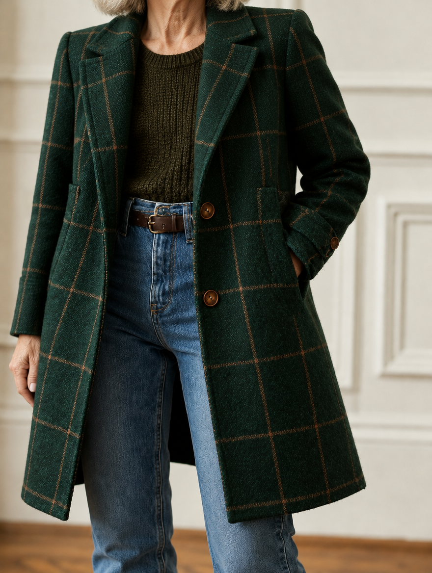 Beatrix | Classic Plaid Coat