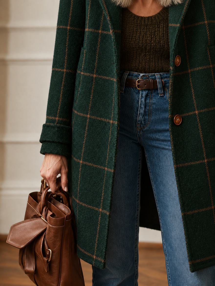 Beatrix | Classic Plaid Coat
