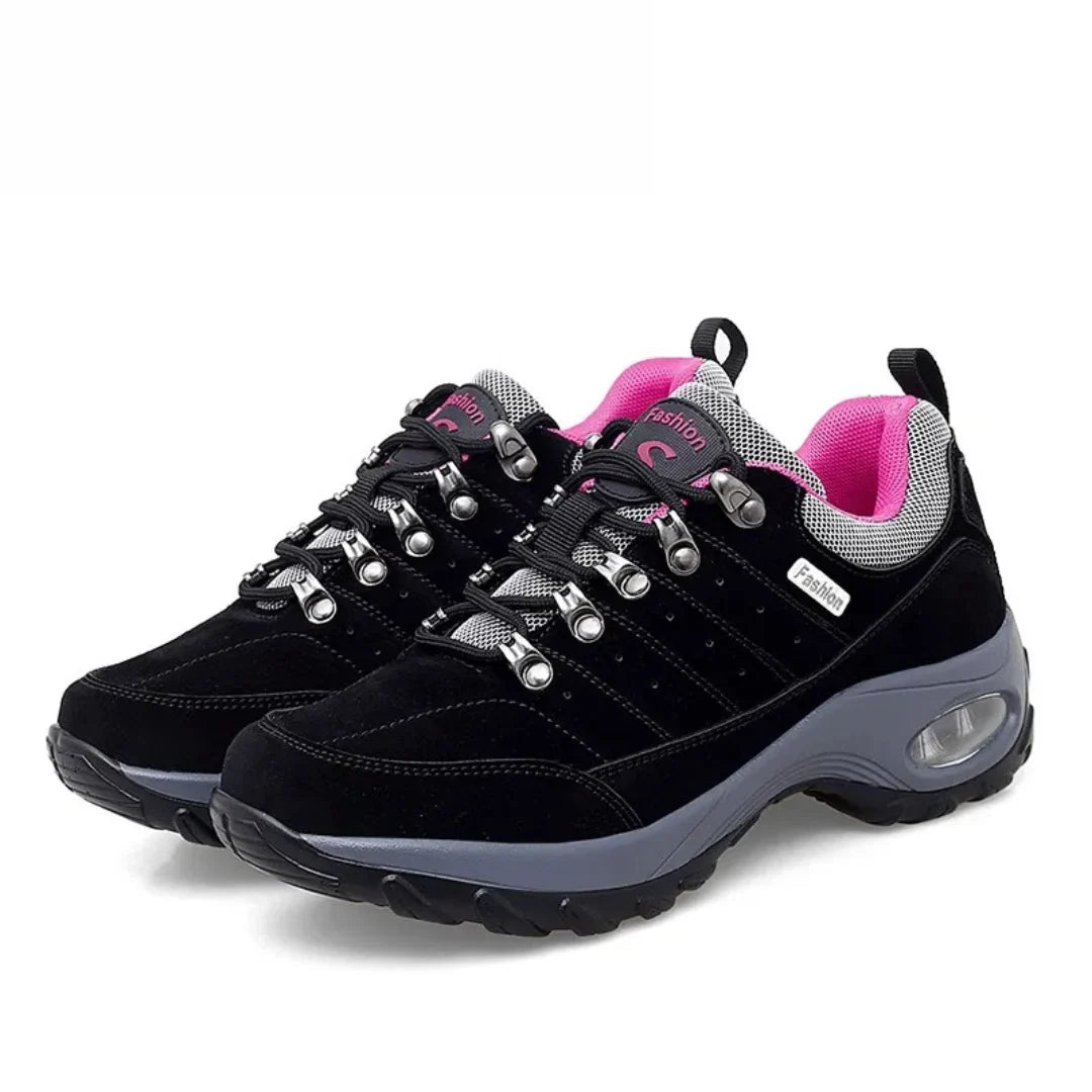 Hannah orthopedic anti slip running shoes in black